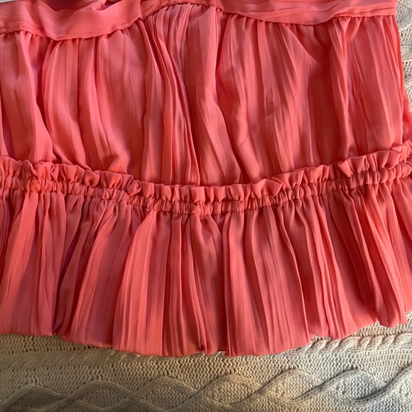 New! Steve Madden Solange Ruched Peplum Camisole Peach Romance True to Size - Picture 14 of 15